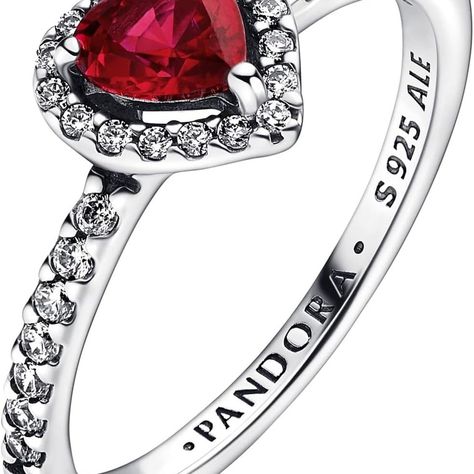 Check out this stunner - the Pandora Timeless Collection ring crafted from dazzling 925 sterling silver, featuring a heart-shaped red crystal and white zirconia. It's all about love and it’s a perfect match with other Pandora Timeless jewels.💫 Pandora Sparkling Red Heart Ring, Luxury Red Gemstone Heart Ring, Red Sterling Silver Heart-shaped Rings, Sterling Silver Heart-shaped Ruby Ring In White Gold, Heart-shaped Silver Ruby Ring For Valentine's Day, All About Love, Ring Crafts, Red Crystals, About Love