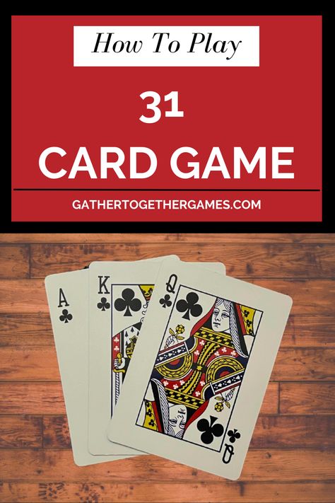 Ready to master a classic card game? Discover how to play 31 with our ultimate guide! 

Learn the rules and tips to win every round. 

Perfect for game nights and family gatherings, this blog post breaks down everything you need to know to become a 31 pro. 

Click through to read the full guide and start playing today!  

#CardGames #GameNight #31CardGame #HowToPlay31 #FamilyFun Card Game Party Ideas, 31 Card Game Rules, Easy Card Games For Seniors, Card Games For Groups, 31 Card Game, 2 Player Card Games, Games With Cards, Easy Card Games, 2 Person Card Games