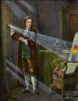 Sir Isaac Newton born 1643 on Chritmas day. He study Mathematics, science,& Physics @ Cambridge Munsell Color System, Scientific Revolution, Photo Deco, Colour Theory, Isaac Newton, Color Wheel, Color Theory, A Rainbow, Funny Photos