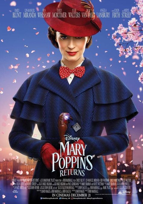 Mary Poppins Returns Poster 1 Michael Banks, Jane And Michael, Mary Poppins Returns, Catherine Tate, Ben Whishaw, Disney Musical, Freddie Highmore, Spider Man Into The Spider Verse, Mickey Rourke