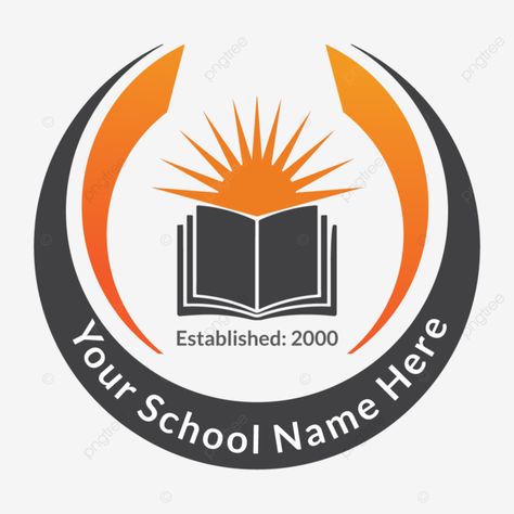 Educational Logo Ideas, School Logo Design Creative, Education Logo Design Creative, Logo Design School, School Logo Design Ideas, Organization Logo Design, School Invitation Card, Clip Art School Kids, Educational Logo