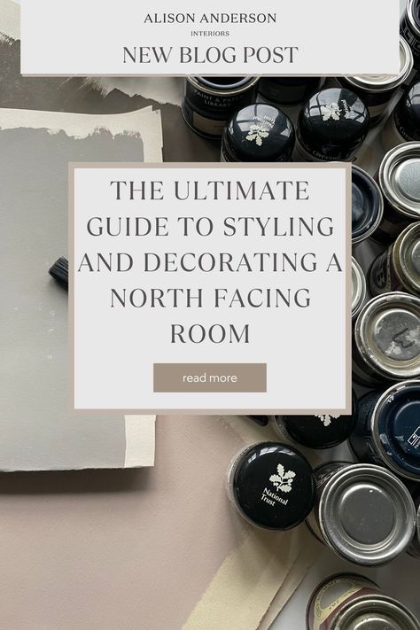 North-facing rooms often feel cooler as they lack direct sunlight. To create a visually warm and inviting space, a little extra effort is required. From cosy corners adorned with warm colours and textures to incorporating natural and reflective materials, we'll guide you on transforming your north-facing room into a tranquil haven that encourages you to unwind, relax, and kick off your shoes. Let's dive in step-by-step. North Facing Home Office, North Facing Room Decor, North Room Paint Colors, North Facing Office, Farrow And Ball North Facing Room, North Facing Bathroom, North Facing Hallway Paint Colours, North Facing Living Room Ideas, North Facing Room Paint Colors Bedrooms