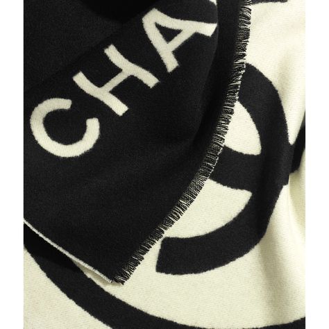 Cashmere Black Ivory Stole | CHANEL Chanel Scarf, Chanel Store, Cashmere Outfits, Fashion Chanel, Chanel Official, Chanel Haute Couture, Chanel Official Website, Cashmere Color, Chanel Fashion