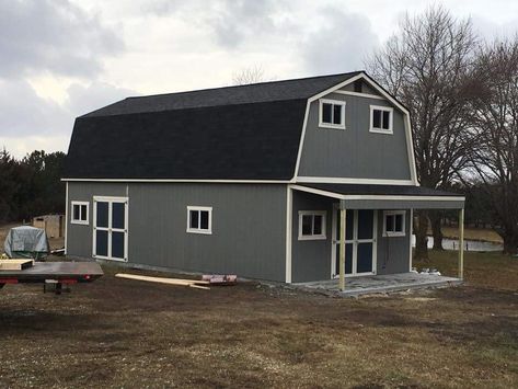 Tuff Shed House, Tuff Shed Tiny House, Tuff Shed Cabin, Barn House Kits, Shed Tiny House, Tuff Shed, Small Tiny House, Shed Home, Shed To Tiny House