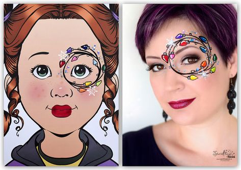 Face Paint Party, Christmas Face Painting, Paint Party, Up Girl, Face Painting, Face Paint, Painting Inspiration, Painting Ideas, The Face