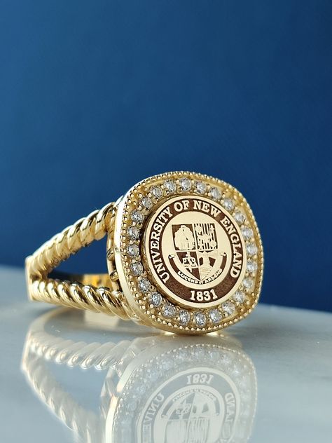 Class ring , Personalized gift , Graduation ring , Graduation gift , College ring ,Woman ring ,Solid gold ring college ring,Handmade jewelry by RoyaljeweleryDesign on Etsy College Ring, Graduation Ring, School Rings, College Rings, Class Rings, Graduation Rings, Woman Ring, Doctorate Degree, Oklahoma State University