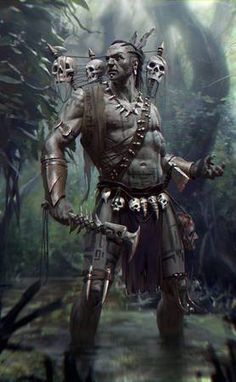 Tabletop Gaming Resources : Photo Half Orc, Forest Hills, Male Character, Fantasy Warrior, Fantasy Rpg, Medieval Fantasy, Sci Fi Fantasy, Character Portraits, Swords