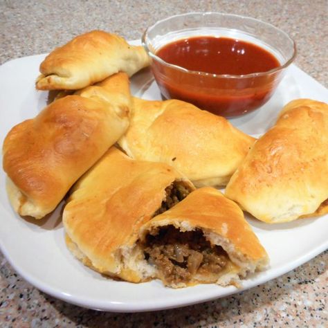 Meat Pie Dipping Sauce | The Sticky Menu Plan Can Tomato Sauce, Meat Pie Recipe, Beef Pies, Hand Pie, Meat Pies, Pioneer Woman Recipes, Sloppy Joe, Menu Plan, Ree Drummond