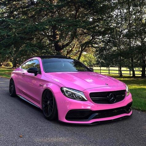 Benz.exe on Instagram: “Pink C63 ///AMG 🔥 📸:@amg_crew • • • • • • • • • • • #amg #amggtr #amggts #amggt #amgc63 #amg63s #amgperformance #amg63 #s63amgcoupe…” Car Tattoo Design, Pink Bentley, Pink Bmw, Pink Ferrari, Amg Benz, Mercedes Jeep, Pink Lamborghini, C 63 Amg, Mercedes Suv