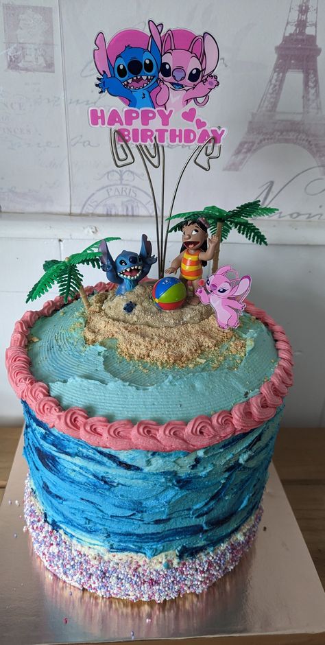 Lilo Stitch Birthday Cake, Stitch Cake Girl, Stitch Birthday Cake For Girl, Lilo And Stitch Birthday Party Cake, Stitch Birthday Cakes, Stitch Birthday Cake Ideas, Lilo And Stitch Birthday Cake, Stitch Cakes, Stitch Birthday Cake