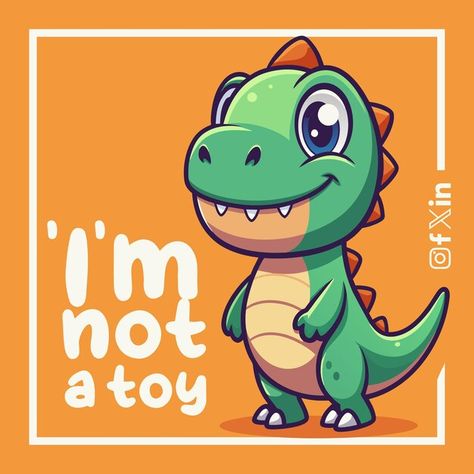 Dino Logo Design, Dinosaur Cartoon, Dinosaur Illustration, Logo Psd, Technology Icon, Baby Dinosaurs, Designer Kids Clothes, Card Banner, Poster Invitation