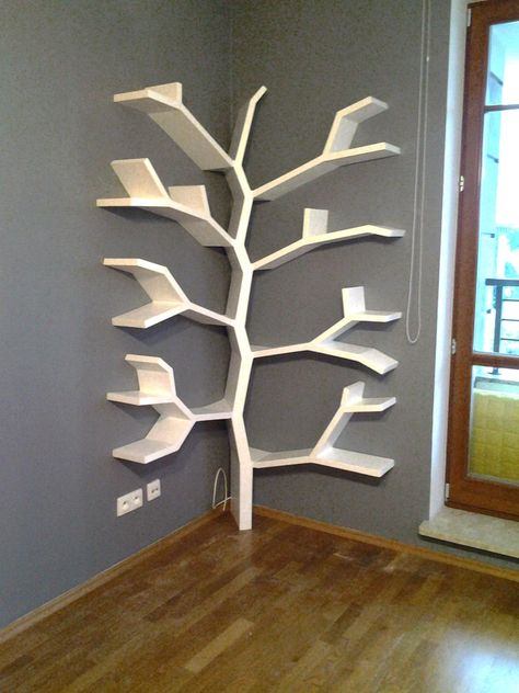 Farmhouse Bookshelves, Tree Library, Farmhouse Bookshelf, Tree Bookcase, Unique Bookshelves, Creative Bookshelves, Wooden Book Stand, Tree Bookshelf, Tree Shelf