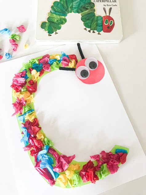 C Caterpillar Craft, Letter C Preschool, C Activities, Letter F Craft, Letter C Activities, Letter C Crafts, Letter E Craft, Letter Collage, Caterpillar Craft