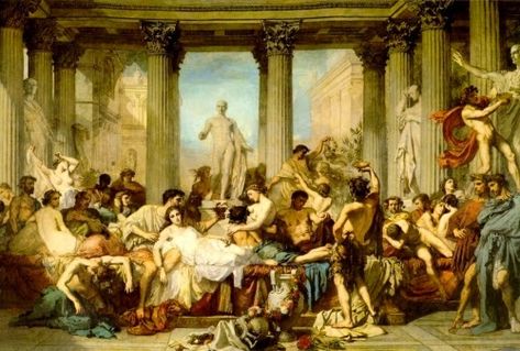 Saturnalia – An Ancient Roman Festival Thomas Couture, Lawrence Alma Tadema, Mock Orange, Rock Rose, Rome Antique, Empire Romain, Ancient Origins, Grand Palais, Mesopotamia