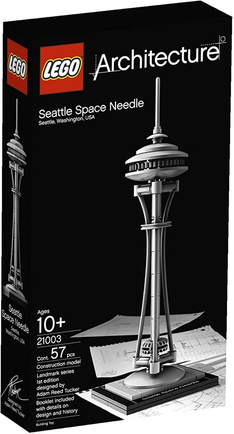 Flash Lego, Lego Architecture Building, Lego Room Decor, Seattle Space Needle, Architecture Series, Vocational Skills, Architecture Set, Space Needle Seattle, Lego Games