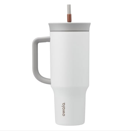 Owala Stainless Steel Triple Layer Insulated Travel Tumbler with Spill Resistant Lid, Straw, and Carry Handle, BPA Free, 40 oz, Gray (Iced Tea) Owala Tumbler, Wishlist 2024, Travel Tumbler, Room Design Bedroom, Design Bedroom, Tumbler With Straw, Iced Tea, Travel Mugs, Stainless Steel Tumblers