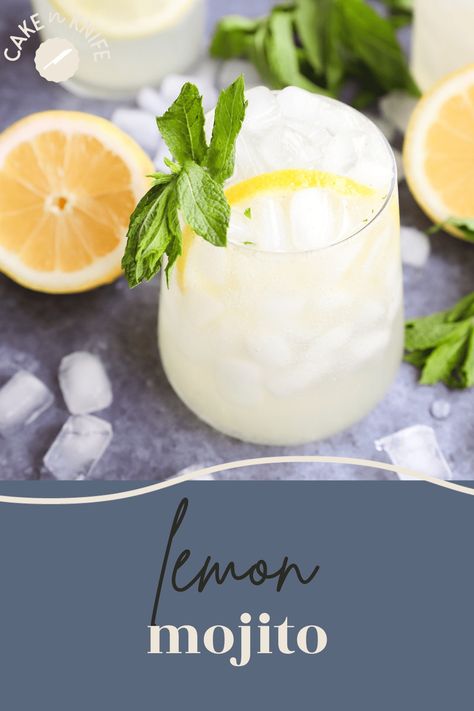 Sip your way to pure refreshment with this Easy Lemon Mojito! 🍋🍹✨ This zesty twist on the classic mojito will have you dreaming of sunny days and cool breezes. With the perfect balance of tart lemon, fresh mint, and a hint of sweetness, it's a cocktail that's both vibrant and easy to make. Whether you're hosting a summer gathering or simply unwinding after a long day, this lemony concoction is sure to be a hit. Lemon Mojito Recipe, Buko Pandan Recipe, Lemon Cocktail Recipes, Lemon Mojito, Vodka Mojito, Honey Lime Shrimp, Classic Mojito, Mint Cocktails, Lemon Seeds