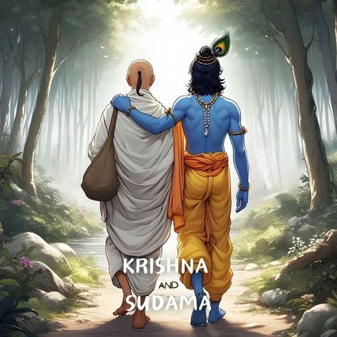 Unique Cute Shri Krishna And Sudama Cartoon Images - Wishes143.com Krishna And Sudama, Krishna Sudama, Story Of Krishna, New Movie Images, Friendship Images, Krishna Avatar, Radha Painting, Boho Art Drawings, Best Anime Drawings