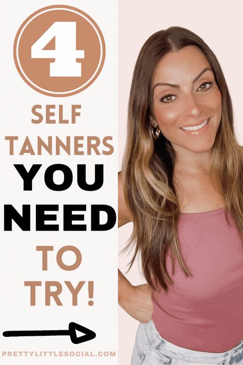 Our top 4 favorite self-tanners that won't turn you orange and give you the perfect glow. Self tanner. Self tanners best products. Self tanner for face. Self tanner tips. Sunless tanner. Self tanner before and after. Darkest Self Tanner, Best Self Tanner Before And After, The Best Self Tanner, Best Self Tanner 2023, Best Self Tanner For Face, Self Tanner For Pale Skin, How To Use Self Tanner, Best Tanning Lotion Self Tanner, Bondi Sands Before And After