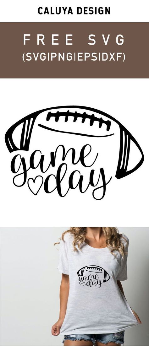 Free Svg Files For Cricut Football, Silhouette Shirt Ideas, Football Svg Shirts, Football Cricut Shirts, Cricut Football Projects, Football Mom Svg Free, Free Football Svg Files For Cricut, Football Svg Free Cricut, T Shirt Svg Free