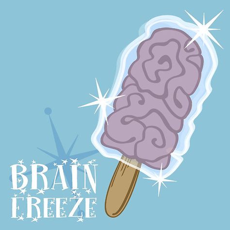 Brain Freeze illustration by Halo Sama. Buy shirts, leggings, cups, home decor, stickers and more in our shop! Inside Out Party Ideas, Inktober 2023, 2023 Ideas, Fun Brain, Classroom Quotes, Brain Freeze, Decor Stickers, Buy Shirts, Mental Wellbeing