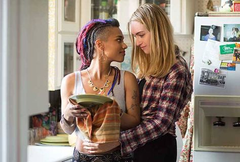 Sense8 GLAAD Jamie Clayton, Sense 8, Martha Jones, Elisabeth Moss, Lost Girl, Torchwood, Interracial Couples, Girl Gang, Beautiful Couple