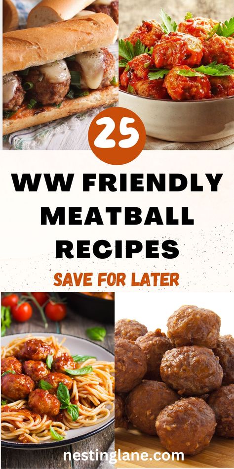 Discover a variety of 25 healthy meatball recipes that cater to every taste. From traditional Italian meatballs to exotic Moroccan flavors and light, lean turkey options, this collection has it all. Perfect for hearty dinners or as tasty appetizers, these recipes are easy to make and are sure to be a hit Enjoy classics like spaghetti and meatballs or explore new tastes with honey sriracha or pineapple teriyaki meatballs. Dive into these delicious, healthy recipes and make mealtime exciting. Healthy Meatball Recipes, Weight Watchers Meatball Recipe, Pineapple Teriyaki Meatballs, Healthy Meatball Recipe, Healthy Dinner Meals, Pineapple Teriyaki, Healthy Meatballs, Healthy Spaghetti, Teriyaki Meatballs