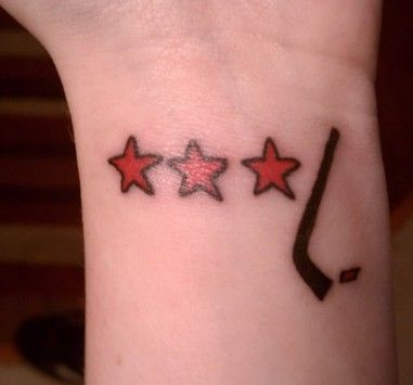 Caps tattoo Washington Capitals hockey stick Washington Capitals Tattoo, Washington Capitals Hockey, Capitals Hockey, Girl Cave, Washington Capitals, Maple Leaf Tattoo, Tattoos And Piercings, I Tattoo, Washington