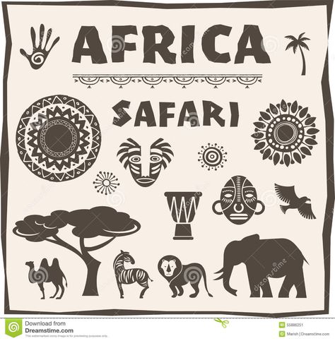 Jungle Travel, Safari Icon, Safari Pattern, African Pattern Design, Travel Free, College Projects, Boho Art Drawings, Africa Safari, Africa Art