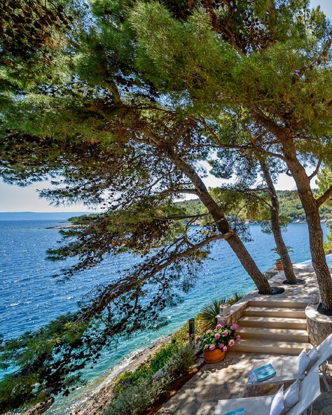 Property of the Week: Escape Croatia to find the stunning island of Brač at Villa Sumartin, a luxurious retreat accommodating up to 12 guests.  Enjoy breathtaking views of the Adriatic, a private infinity pool, and elegant interiors that blend modern design with Mediterranean charm. With direct access to the sea and close to the village of Sumartin, this villa offers the perfect mix of relaxation and adventure on the Dalmatian Coast. Enquire via email info@theluxurytravelbook.com or via onl... Croatia Villa, Dalmatian Coast, Elegant Interiors, Infinity Pool, The Village, Dalmatian, Breathtaking Views, Croatia, The Sea