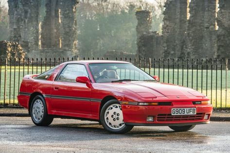 Whatever Happened to the Toyota Supra MK3? Red Toyota Supra, 1989 Toyota Supra, Pop Up Headlights, Mk3 Supra, Supra Mk3, New Toyota Supra, Toyota Supra Mk3, Cheap Sports Cars, Old Sports Cars