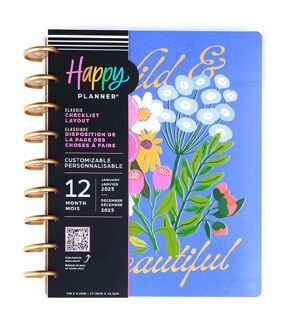 Happy Planner 12 Month 2025 Brilliant Blooms Classic Checklist PlannerFind your happy with this Brilliant Blooms 12 - month Happy Planner This Classic size checklist layout planner runs from January 2025 - December 2025 Make that list and get it done! Plan with hues that inspire your brightest ideas and enjoy the positive messaging included in the design Use our high - quality stickers to add an extra punch of color to your planner pagesProduct DetailsDimensions: 7" x 925”This Brilliant Blooms 12 - month planner includes dated monthly calendars and weekly spreadsThis planner layout includes daily vertical boxes and bullet checklists to help you conquer the day Plan with daily vertical boxes and use the bulleted checklist to make lists and stay organizedThe Classic Happy Planner is our most Fancy Planner, Happy Planner Free Printable, Planner Weekly Layout, Bloom Planner, Checklist Planner, Find Your Happy, Planner Logo, Planners And Organizers, Month Planner