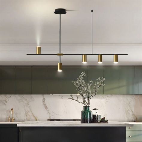 Smarter Shopping, Better Living! Aliexpress.com Hanging Lamps Kitchen Islands, Lamps Over Kitchen Island, Dining Area Lighting, Kitchen Lighting Ideas Over Island, Dining Room Table Lighting, Lighting Over Kitchen Island, Chandeliers For Kitchen, Light Kitchens, Long Hanging Lights