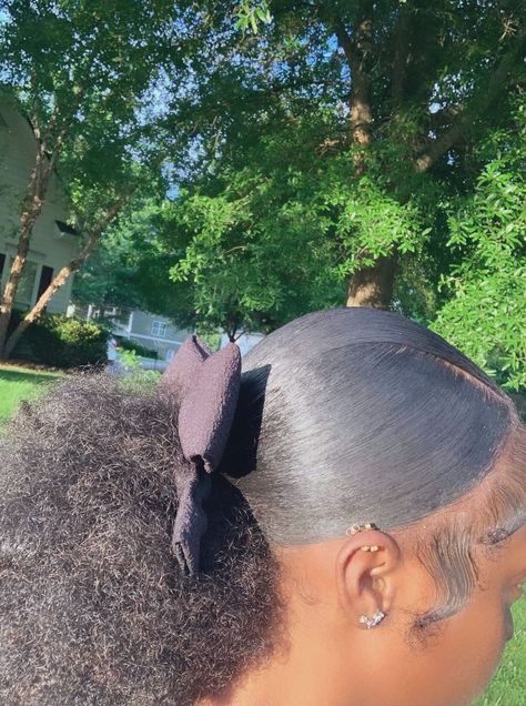 Cute Natural Hairstyles, Natural Hair Bun Styles, Sleek Ponytail Hairstyles, Curly Hair Videos, Quick Natural Hair Styles, Box Braids Hairstyles For Black Women, Quick Braided Hairstyles, Slick Back, Curly Hair Styles Easy