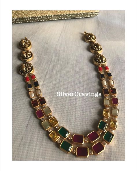 Gold And Stone Necklace, Precious Stone Necklace, Stone Necklace Designs, Jewllery Ideas, Ruby Jewelry Necklaces, Soulful Art, Neck Pieces Jewelry, Black Beads Mangalsutra Design, Gold Jewelry Outfits