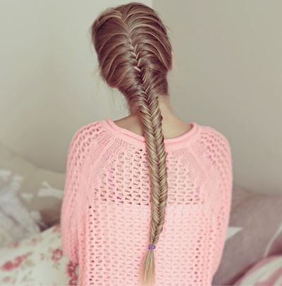 French Fishtail, Fishtail Braid Hairstyles, Fishtail Braid, Braids For Long Hair, Fish Tail Braid, Love Hair, Just Girly Things, Gorgeous Hair, Pretty Hairstyles