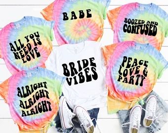 Groovy bachelorette party | Etsy Bride Vibes, 1970s Hippie, Pre Game, Bachelorette Party Planning, Bachelorette Themes, Bridal Bachelorette Party, Nashville Bachelorette, Bachelorette Trip, Bachelorette Party Themes