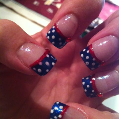 My 4th of July nails 4th July Nails, July 4th Nails, 4th Of July Nail Art, 4th Nails, Patriotic Nail, Patriotic Nails Design, Firework Nails, 4th Of July Nail, Watching Fireworks