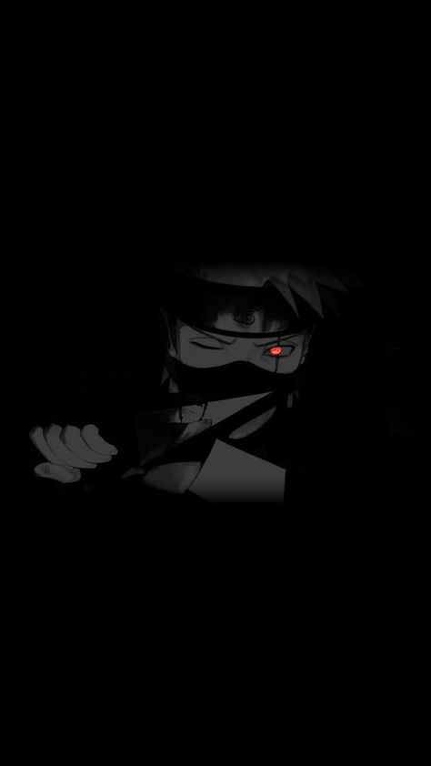 Kakashi Black Background, Kakashi Wallpaper Aesthetic Dark, Kakashi Wallpaper Dark, Best Naruto Wallpapers, Naruto Wallpaper Iphone, رورونوا زورو, Anime Smile, Wallpapers Anime, Naruto Uzumaki Art