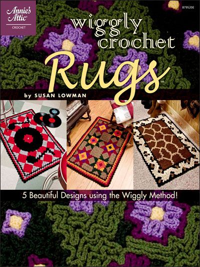 Wiggly Crochet Patterns, Crocheting Needles, Wiggly Crochet, The Wiggles, Knitting Instructions, Rug Texture, Sport Weight Yarn, Crochet Books, Crochet Rug