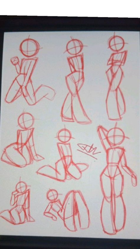 Alt Drawing Ideas Poses, Body Antonym Drawing, Body Drawing Reference Poses Easy, 2 Body Base Drawing, How To Simplify Your Art Style, Drawing Person Tutorial, Checking Nails Pose Reference, Emo Clothes Drawing, Elbow On Table Pose Reference