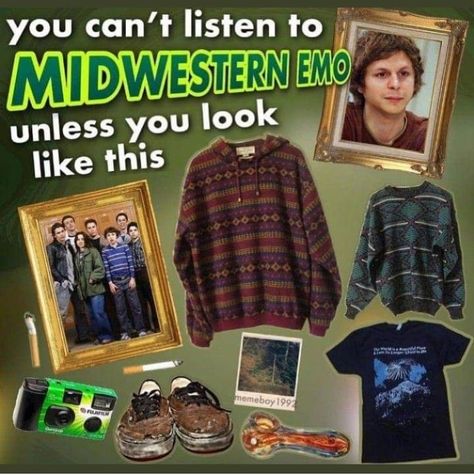 Midwest Emo Fashion, Emo Aesthetic Outfit, Midwest Emo Aesthetic, Brian Sella, Midwestern Emo, Real Emo, 90s Emo, Modern Baseball, The Front Bottoms