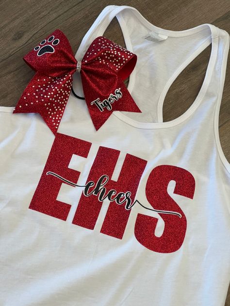 Cheer Camp Outfits, Cheer Camp Shirts, Cute Cheer Shirts, Cheer Team Shirts, Cheer Practice Wear, Camp Shirt Designs, Cheer Tryouts, Coach Outfits, Spirit Day