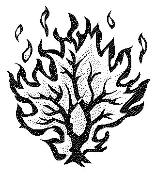 Burning Bush Drawing, Burning Bush Art, Burning Bush Tattoo, Bush Tattoo, Biblical Tattoos, Christian Drawings, Christian Shirts Designs, Burning Bush, Flash Tattoo Designs