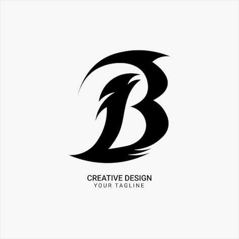 Logo B, B Letter, B Logo, Unique Logo Design, Doodle Ideas, Typography Calligraphy, Modern Branding, Hand Art, Unique Logo