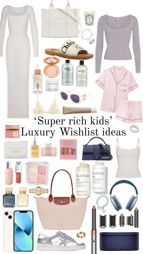 Super rich kids Wishlist 💵 #wishlist #richkids Girly Christmas Gifts, Basic Girl, Super Rich Kids, Future Clothes, Super Rich, Dream Gift, Rich Kids, Stockholm Fashion, Birthday Wishlist