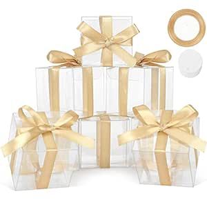 Clear Favor Boxes, Candy Treat Box, Gift Wrap Storage, Truffle Boxes, Clear Gift Boxes, Gift Boxes With Lids, Surprise Box Gift, Favors Baby Shower, Organization Gifts