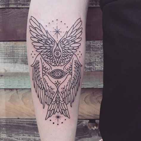 Seraph Angel, Wings Tattoo, Angel Tattoo, Dream Tattoos, Black Ink Tattoos, Little Tattoos, Skin Art, Piercing Tattoo, Tattoo You