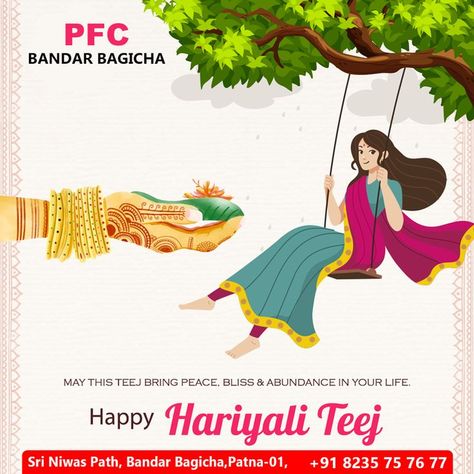 The festival of Teej is a symbol of a woman’s love and sacrifice. Let’s celebrate the day with happiness and joy. Happy Hariyali Teej! #hariyaliteej #HariyaliTeej2022 #teej #rakshabandhan #handblockprintsuits #kathmandufashiondesigner #raakhi #bagruprintsuit #sanganeriprintsuit #bangalorecottonsuit #bangalorefashion #hyderabadfashiondesigner #cohcinfashiondesigner #mumbaicottonsuits #lehriya #teejfestivaljaipur #saawanspecial Happy Hariyali Teej, Teej Festival, Bagru Print, Good Morning Friends Images, Cute Good Morning Quotes, Goddess Artwork, Banner Background Images, Cute Good Morning, Banner Background