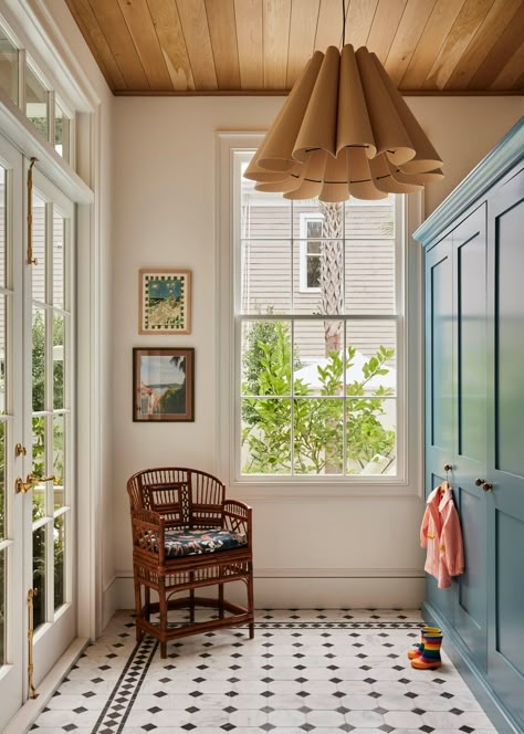 Tour a Classic Charleston Home That Includes a Hidden Pool and Full Guesthouse 1890 House, Hidden Pool, Charleston Homes, January 29, A Dream Come True, Mud Room, Custom Cabinetry, Maine House, Architectural Digest